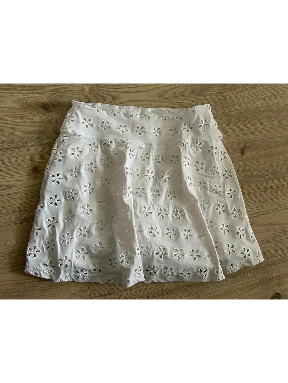 Beach Riot Women's Trixie Magnolia White Athletic Skort Size Large - Picture 4 of 7
